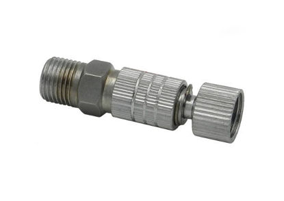 Quick coupling nd 2.7 with 1/8″ male thread, nickel-plated