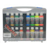 Airbrush Colors Case Opaque, Pearl, Fluorescent & Iridescent