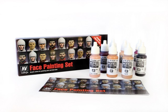 Figure Color Series Set Face Paintig 8 x 17 ml