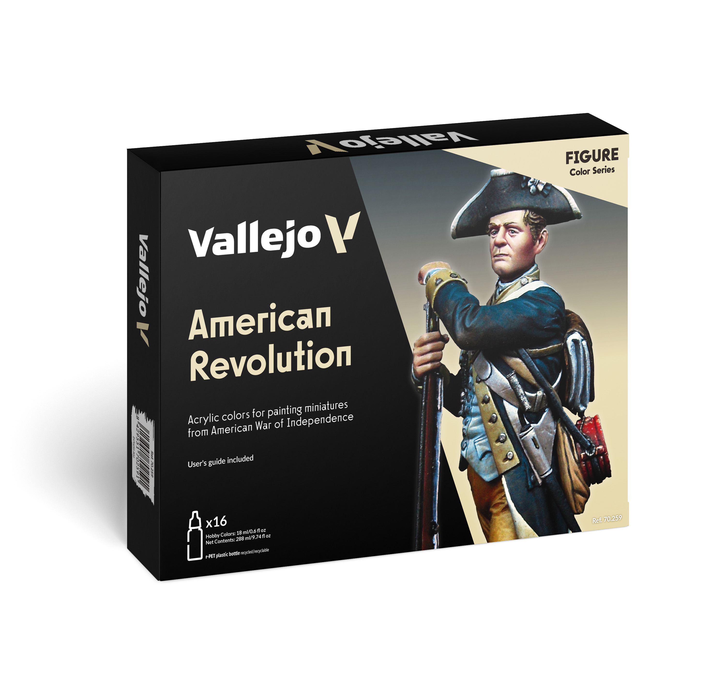 Figure Color Set American Revolution 16 x 18 ml