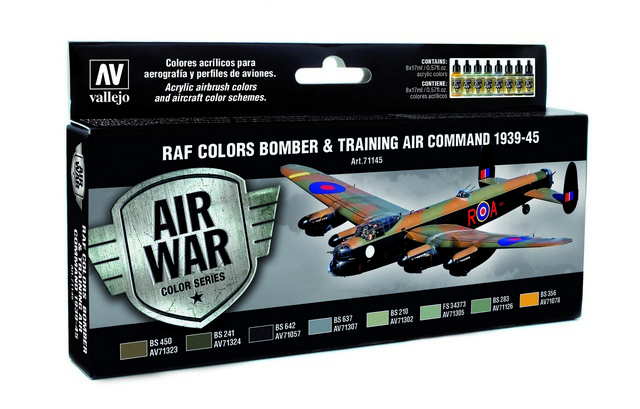 71145 Air War RAF Colors Bomber & Training Air Command 1939-1945 8 x 17 ml