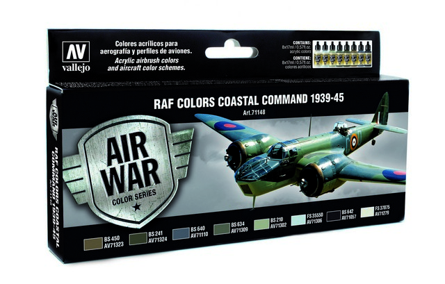 71148 Air War RAF Colors Coastal Command 1939-1945 8 x 17 ml
