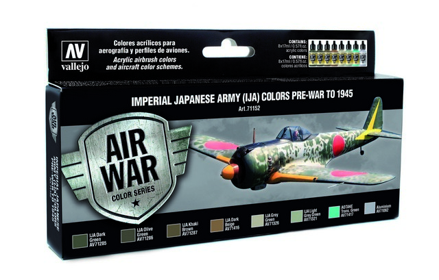 71152 Air War Imperial Japanese Army IJA Colors pre-war to 1945 8 x 17 ml