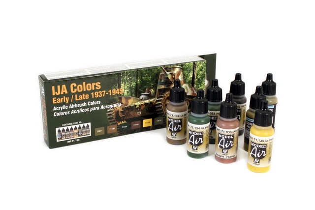 71160 AFV Color Series IJA Colors Early/Late 1939-1945 8 x 17 ml (100418)