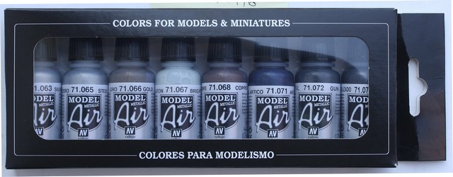 Model Air Set Metallic Colors 8 x 17 ml (100404)