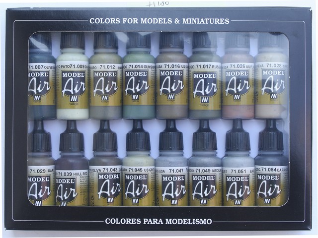 Model Air Set Allied Forces WWII 16 x 17 ml (100503)