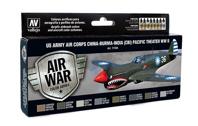 71184 Air War US Army Air Corps CBI WWII 8 x 17 ml