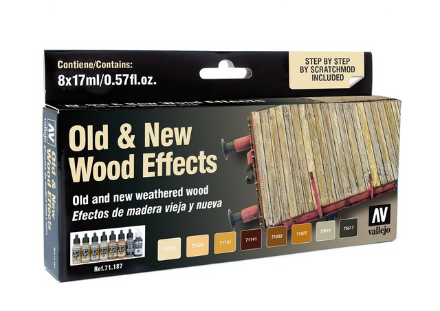 Effects Color Series Old & New Wood 8 x 17 ml