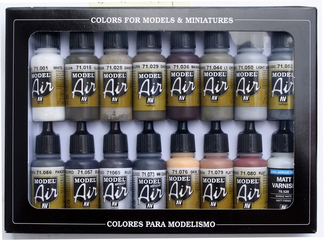 Model Air Set Weathering Colors 16 x 17 ml (100513)