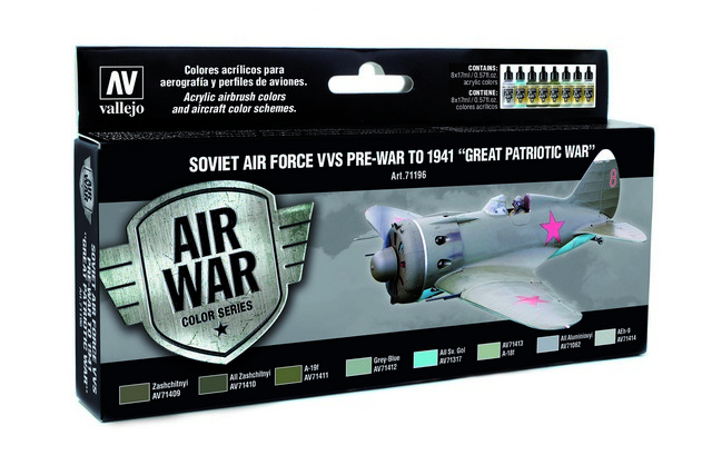 71196 Air War Soviet Air Force VVS pre-war 1941 Great Patriotic War 8 x 17 ml
