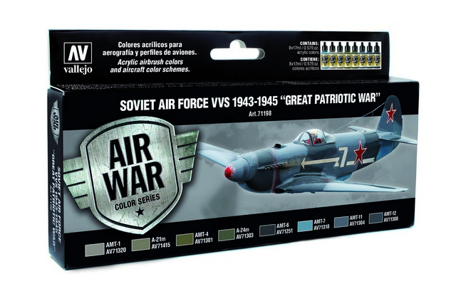 71198 Air War Soviet Air Force VVS 1943 to 1945 Great Patriotic War 8 x 17 ml