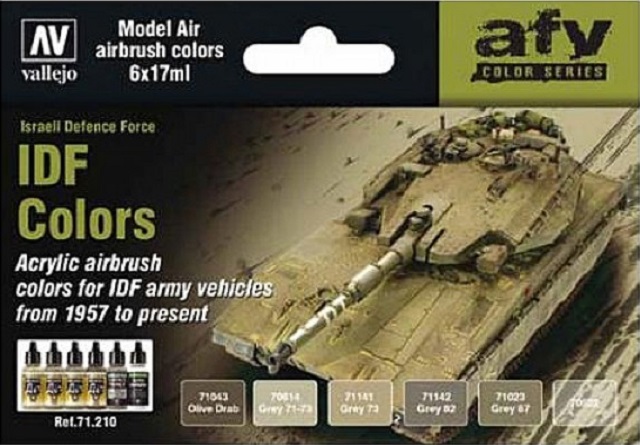 71210 AFV Color Series IDF Colors 6 x 17 ml