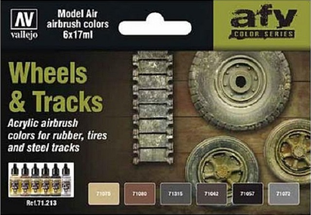 71213 AFV Color Series Wheels and Tracks 6 x 17 ml