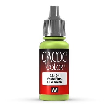 Game Color Fluo Green 18 ml