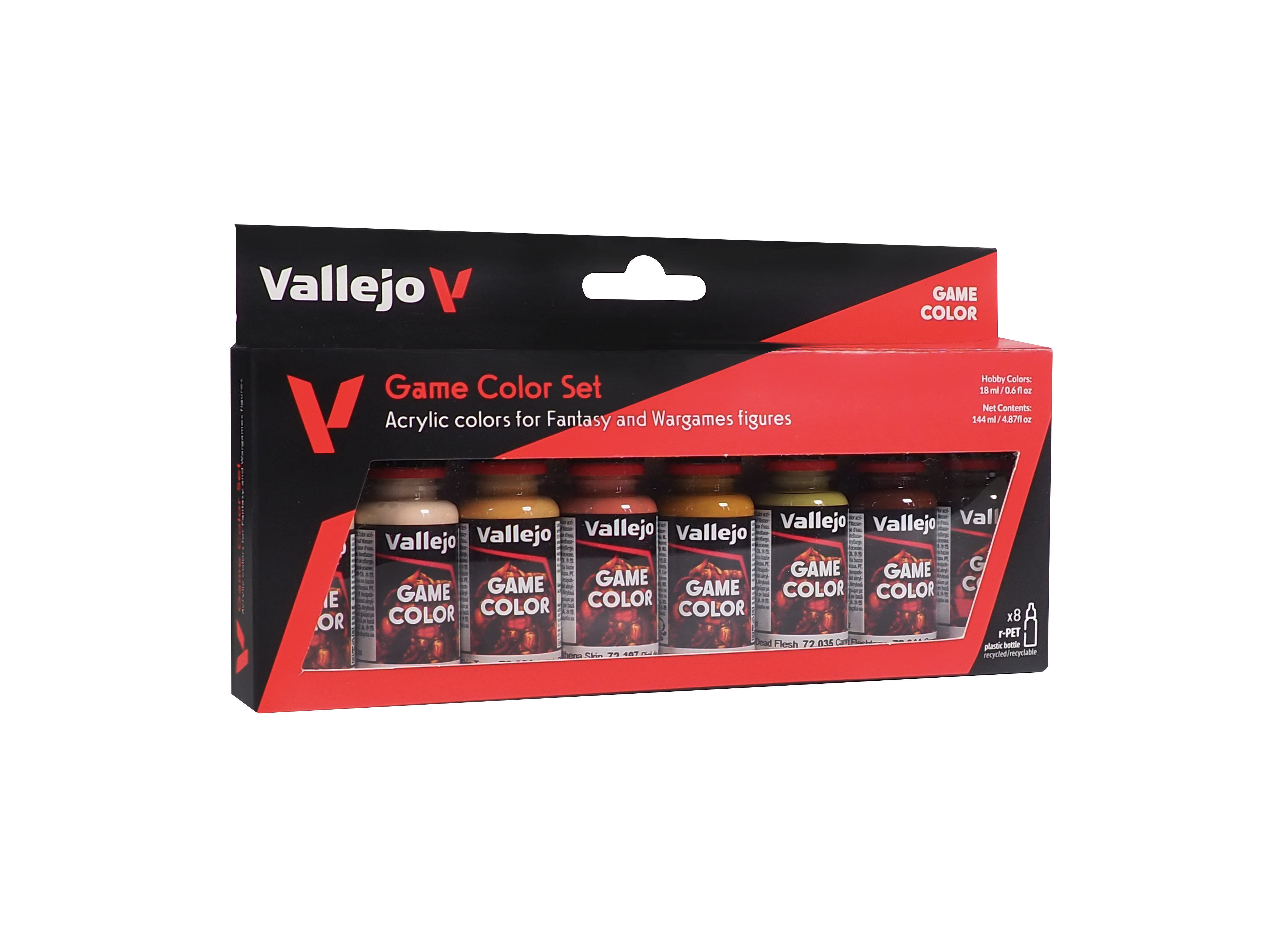 Game Color Set Skin Tone 8 x 18 ml 