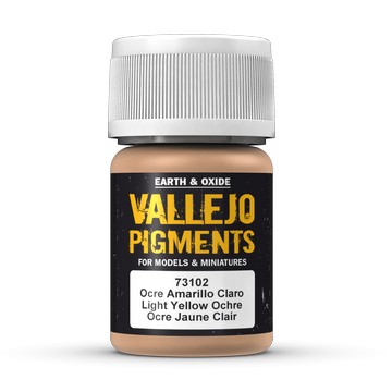 Vallejo Pigments Light Yellow Ocre 35 ml