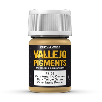 Vallejo Pigments Dark Yellow Ocre 35 ml