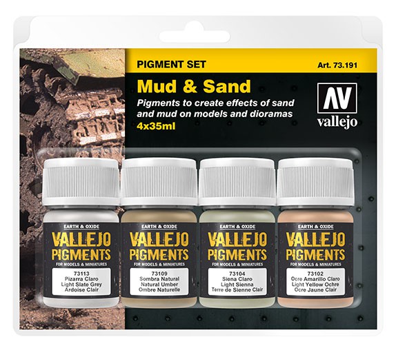 Pigment Set Mud & Sand 4 x 35 ml