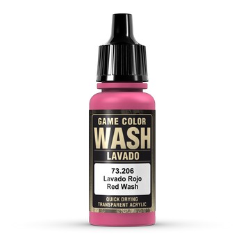 Game Color Wash Red 18 ml