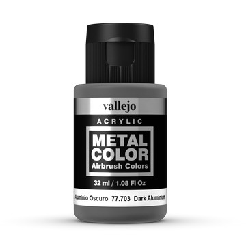 Vallejo Metal Colors 703 Dark Aluminium 32 ml