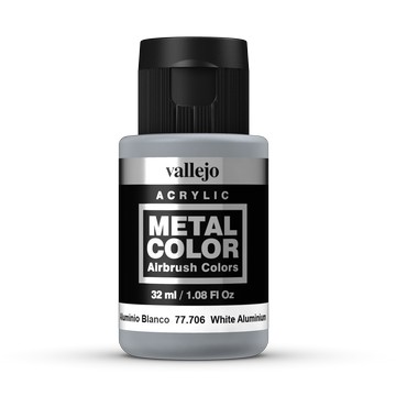 Vallejo Metal Colors 706 White Aluminium 32 ml