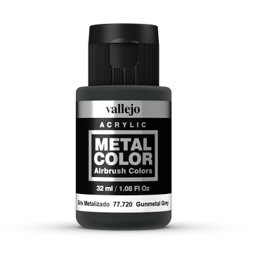 Vallejo Metal Colors 720 Gunmetal Grey 32 ml